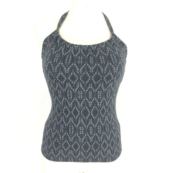 Prana Tops - Prana Quinn Chakara Grey Printed Tank Top Sz XS